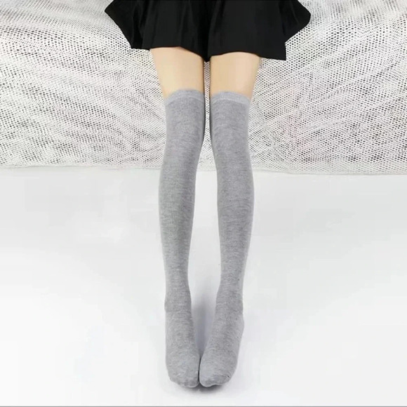 1 LEFT! Women's Thigh High Socks - Picture 2 of 8